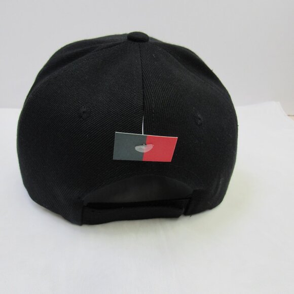 Black Baseball Hat Pink Ribbon Breast Cancer Awareness Rhinestone NEW - Picture 4 of 5